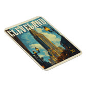 Magnet Flexible Cleveland Vintage voyage (Côté Droit)