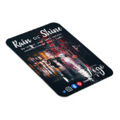 Magnet Flexible Clientèle pluie référencement immobilier marketing (Côté Droit)