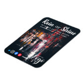 Magnet Flexible Clientèle pluie référencement immobilier marketing (Côté Gauche)