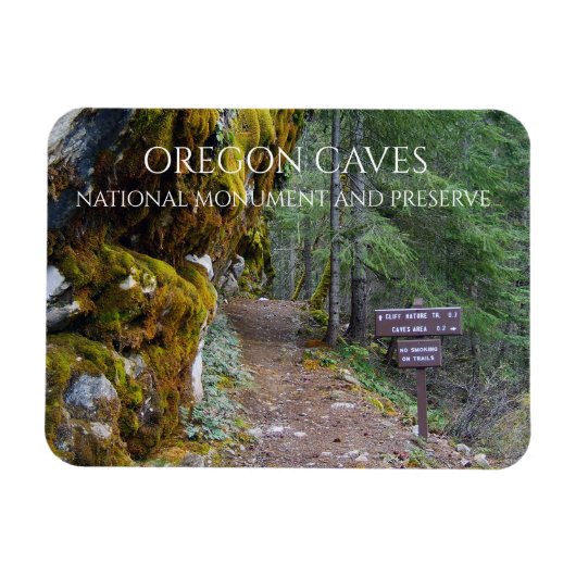 Magnet Flexible Cliff Nature Trailhead, Grottes de l'Oregon, Orego (Horizontal)