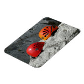 Magnet Flexible Climbing Helmets on a Rock Aimant (Côté Gauche)