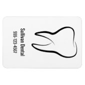 Magnet Flexible Clinique dentaire dentaire Dentistry Business (Horizontal)