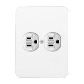 Magnet Flexible Cliquer sur le bouchon électrique pour Customiser  (Vertical)