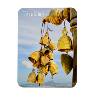 Magnet Flexible cloches dans un temple bouddhiste en Thaïlande le