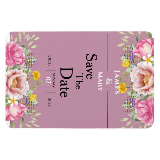 MAGNET FLEXIBLE CLOCHES DE MARIAGE  (Horizontal)