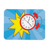 Magnet Flexible Clock Alarming (Horizontal)