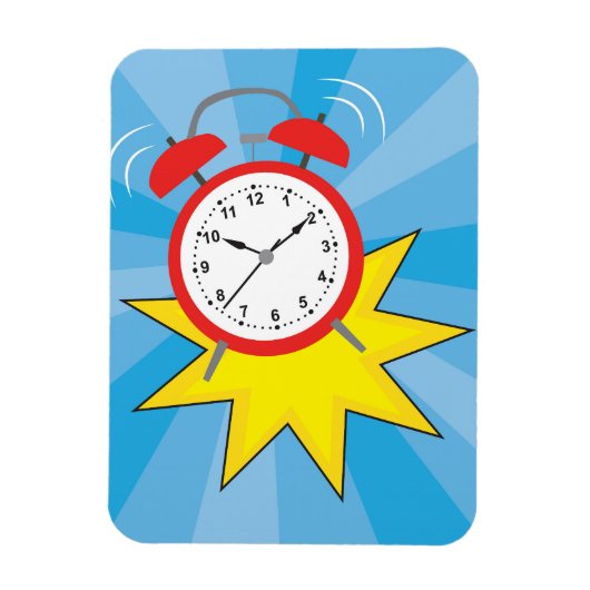 Magnet Flexible Clock Alarming (Vertical)