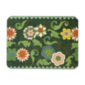 Magnet Flexible Cloisonne Chine Patter Asiatique Oriental (Horizontal)