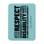 Magnet Flexible Cloud de mot AWN flexi-aimant (Vertical)