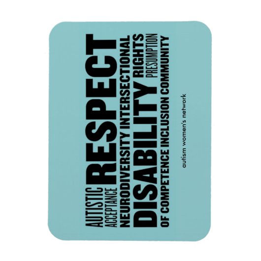 Magnet Flexible Cloud de mot AWN flexi-aimant (Vertical)