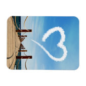 Magnet Flexible Cloud en forme de coeur sans fin (Horizontal)