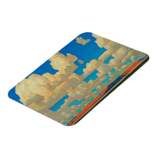 Magnet Flexible Cloud World par Maynard Dixon (Côté Gauche)