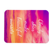 Magnet Flexible Cloudy Skies Make Beautiful (Horizontal)