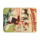 Magnet Flexible Clowns Avec Oies, Coqs Et Âne. (Horizontal)