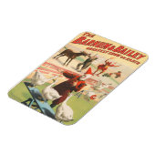 Magnet Flexible Clowns Avec Oies, Coqs Et Âne. (Côté Gauche)