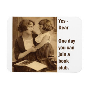 Magnet Flexible Club de lecture, oui cher