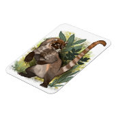 Magnet Flexible Coatamundi ou Coati noir blanc (Côté Gauche)