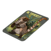 Magnet Flexible Coatamundi ou Coati noir blanc (Côté Gauche)