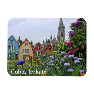 Magnet Flexible Cobh, aimant coloré d'hortensias de l'Irlande