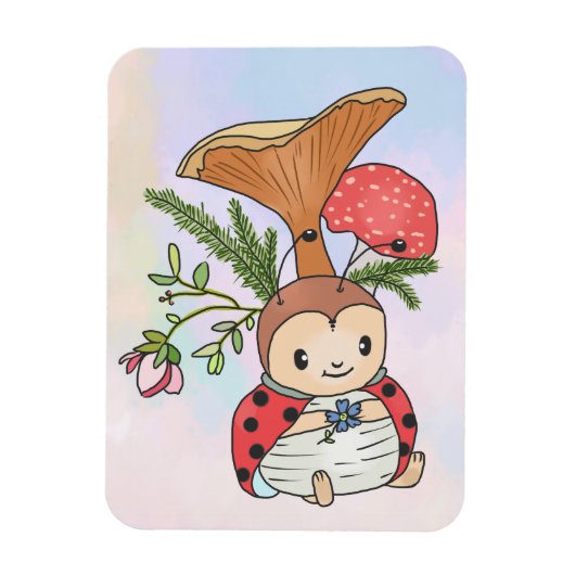 Magnet Flexible Coccinelle (Vertical)