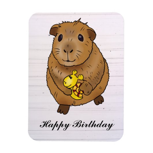 Magnet Flexible cochon d'Inde et escargot (Vertical)