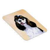 Magnet Flexible Cocker Spaniel (Parti) Peinture - Art Chien origin (Côté Droit)