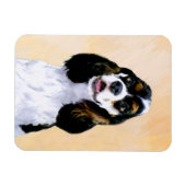 Magnet Flexible Cocker Spaniel (Parti) Peinture - Art Chien origin (Horizontal)