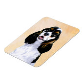 Magnet Flexible Cocker Spaniel (Parti) Peinture - Art Chien origin (Côté Gauche)