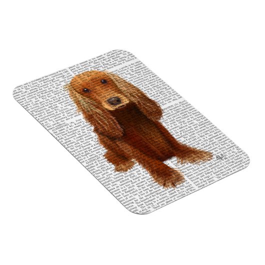 Magnet Flexible Cocker Spaniel Plain (Côté Droit)
