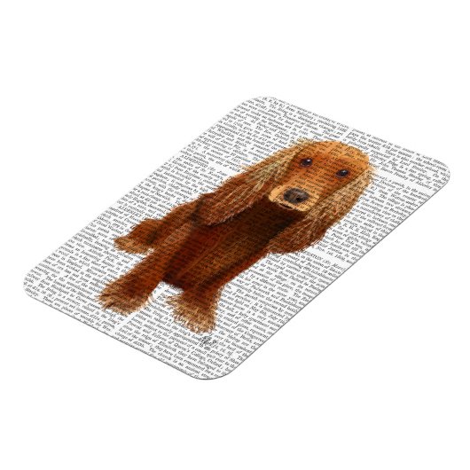 Magnet Flexible Cocker Spaniel Plain (Côté Gauche)