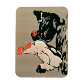 Magnet Flexible Cockerel et Hen (litho couleur) (Vertical)