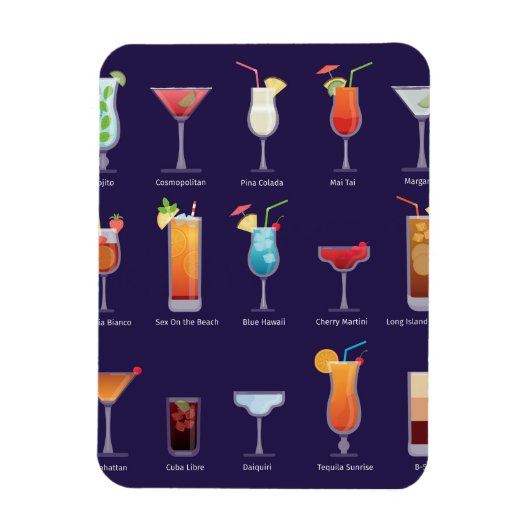 Magnet Flexible Cocktail classique (Vertical)