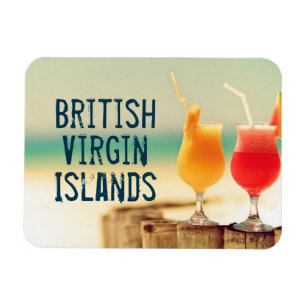 Magnet Flexible cocktails des îles Vierges britanniques