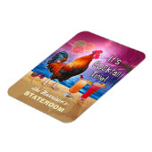 Magnet Flexible Cocktails Tropical Rooster Funny Cruise Stateroom (Côté Gauche)