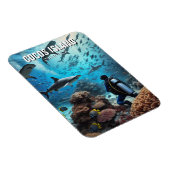 Magnet Flexible Cocos Island Scuba Diver (Côté Droit)