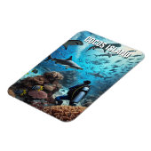 Magnet Flexible Cocos Island Scuba Diver (Côté Gauche)