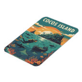 Magnet Flexible Cocos Island Scuba Diver (Côté Gauche)