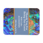 Magnet Flexible Code d'accès WiFi de la maison de vacances Maison (Horizontal)