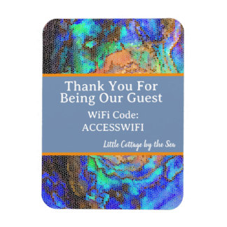 Magnet Flexible Code d'accès WiFi de la maison de vacances Maison