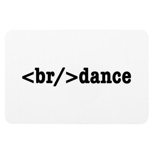 Magnet Flexible code HTML de rupture (Horizontal)
