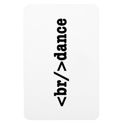 Magnet Flexible code HTML de rupture (Vertical)