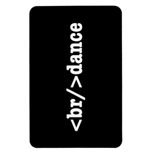 Magnet Flexible code HTML de rupture (Vertical)