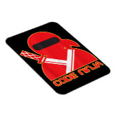 Magnet Flexible Code Ninja Computer Coding Engineer Funny Lovers (Côté Droit)