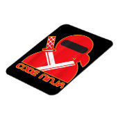 Magnet Flexible Code Ninja Computer Coding Engineer Funny Lovers (Côté Gauche)
