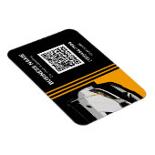 Magnet Flexible Code QR de detailing et lavage de voiture (Côté Droit)