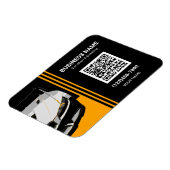 Magnet Flexible Code QR de detailing et lavage de voiture (Côté Gauche)