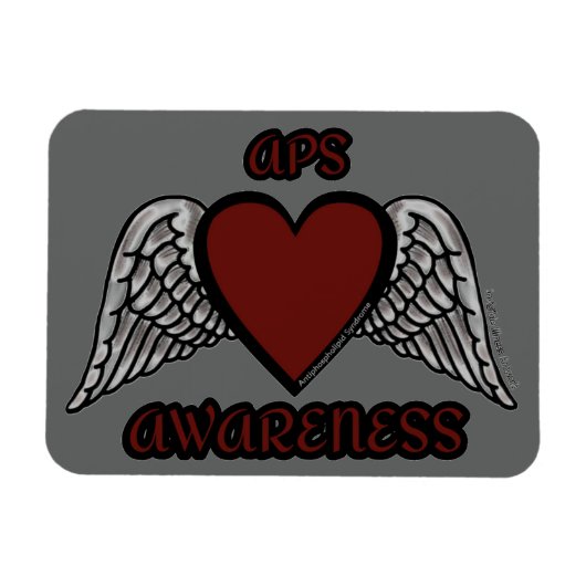 Magnet Flexible Coeur/ailes...APS (Horizontal)