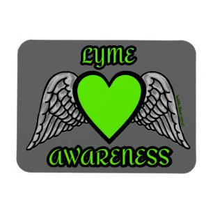 Magnet Flexible Coeur/ailes...Lyme