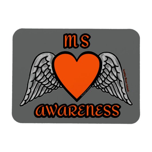 Magnet Flexible Coeur/ailes...MS (Horizontal)