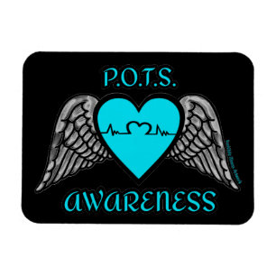 Magnet Flexible Coeur/ailes...P.O.T.S.